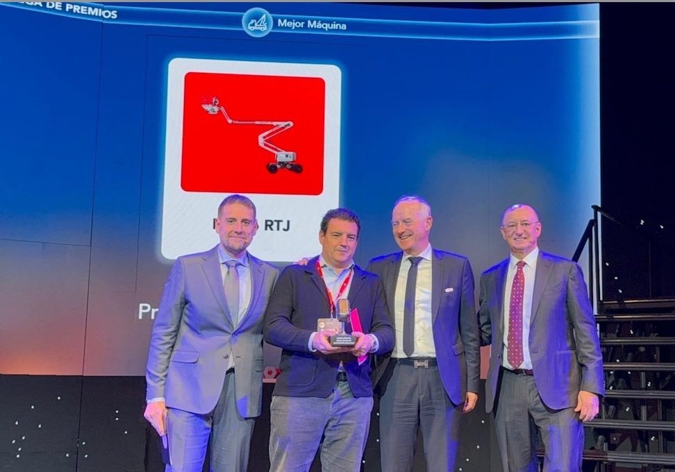 La HA16 RTJ de Haulotte Ibérica premiada por Loxam noticias maquinaria