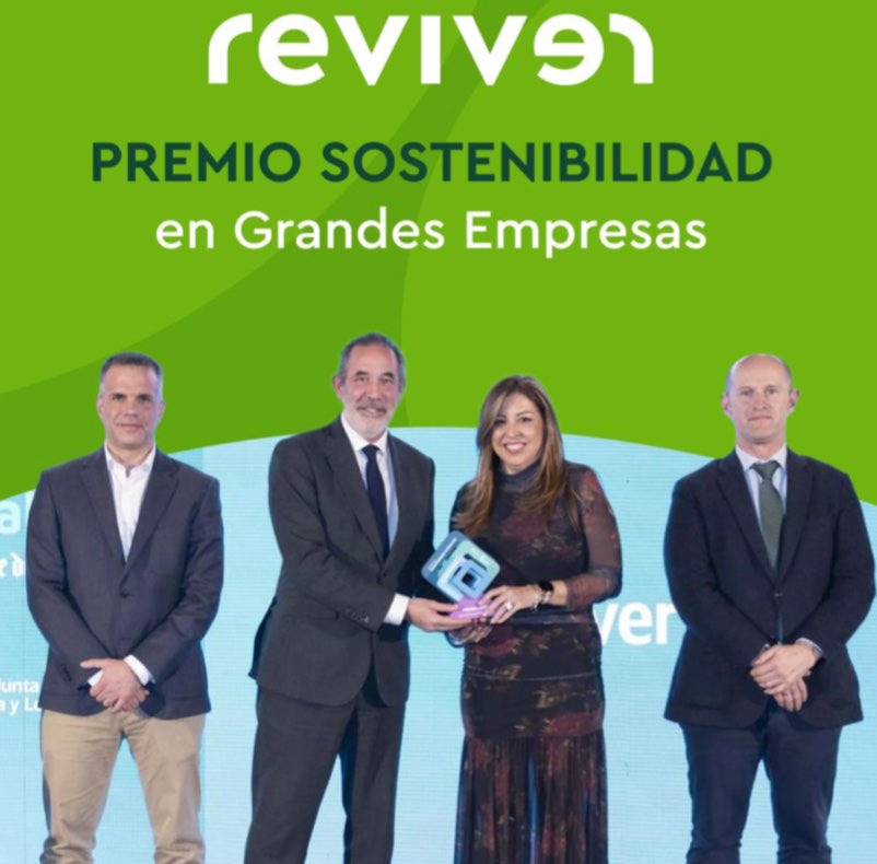 Reviver recibe el Premio a la Sostenibilidad Ambiental noticIas maquinaria
