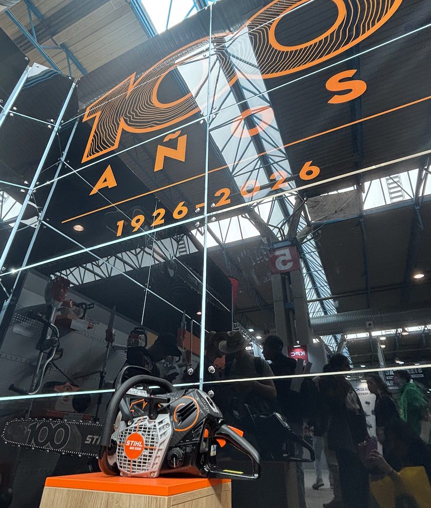 STIHL muestra su motosierra MS 500i Edición Centenario en FIMA noticias maquinaria