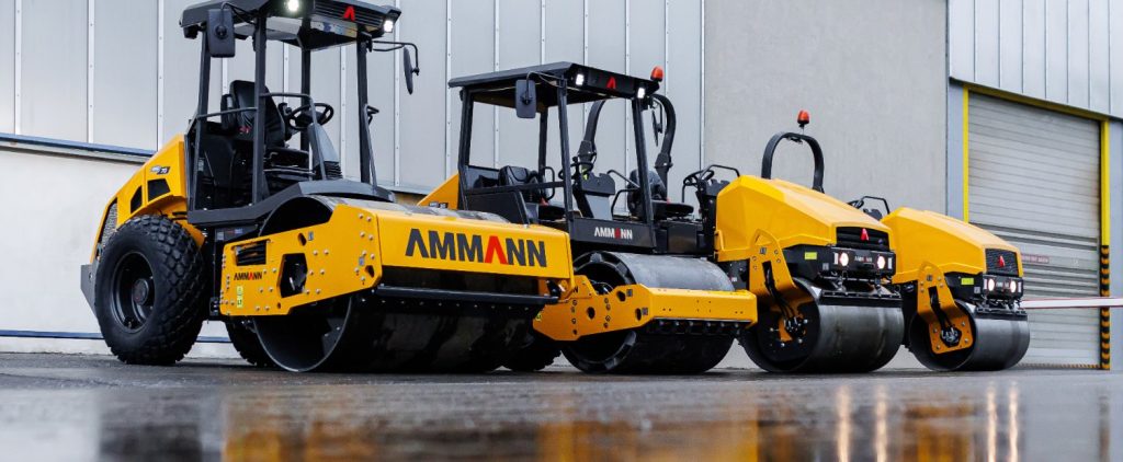 Ammann Group presenta nuevos colores máquinas Norteamérica noticias maquinaria