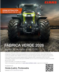 CLAAS celebrará Fábrica Verde 2026 el próximo día 26 de marzo noticias maquinaria