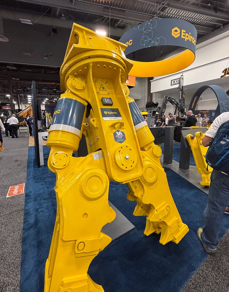 Epiroc presenta la cizalla polivalente CC 3100 en CONEXPO noticias maquinaria