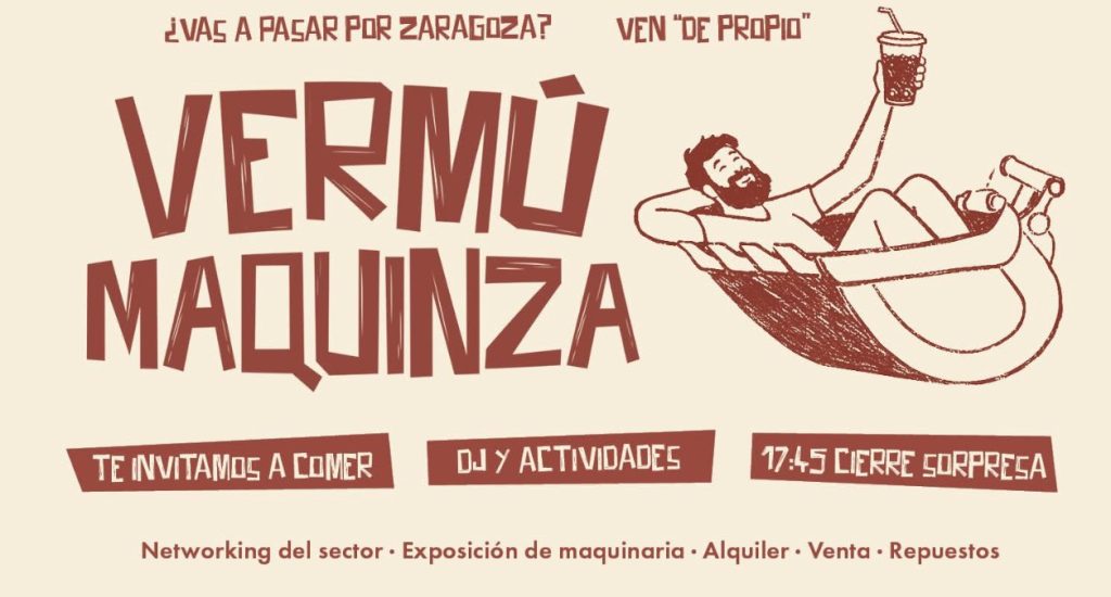 Maquinza organiza el 16 de abril de 2026 su tradicional Vermú Maquinza noticias maquinaria