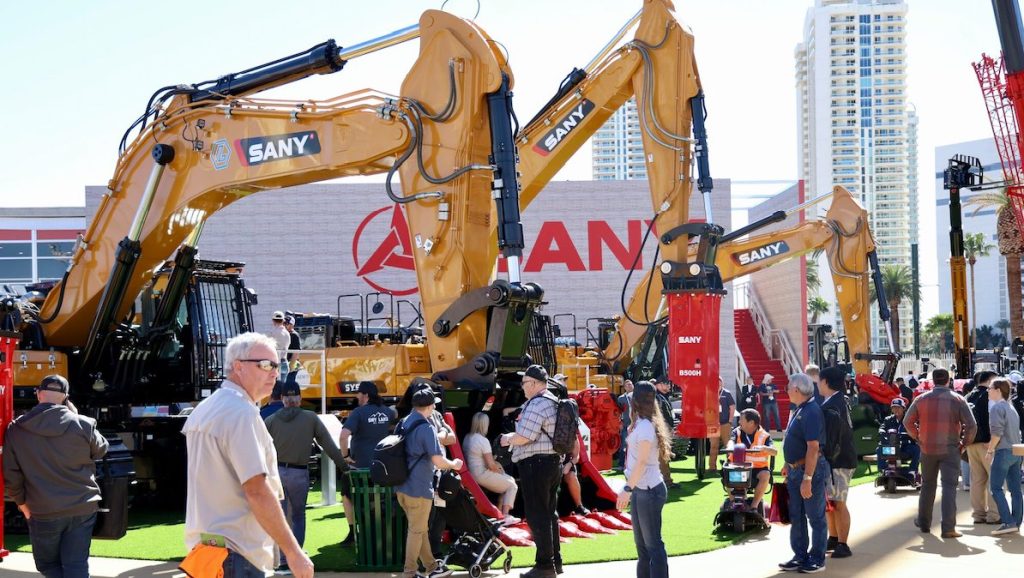 SANY presenta máquinas tecnología inteligente y servicios en CONEXPO 2026 noticias maquinaria