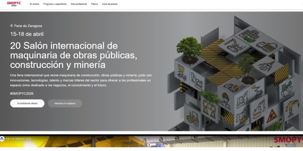 SMOPYC lanza su nueva página web noticias maquinaria