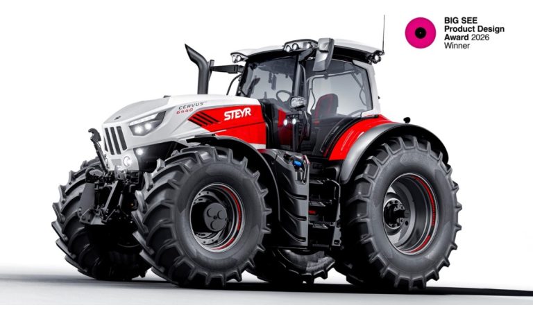 El nuevo STEYR Cervus CVT gana el BIG SEE Award