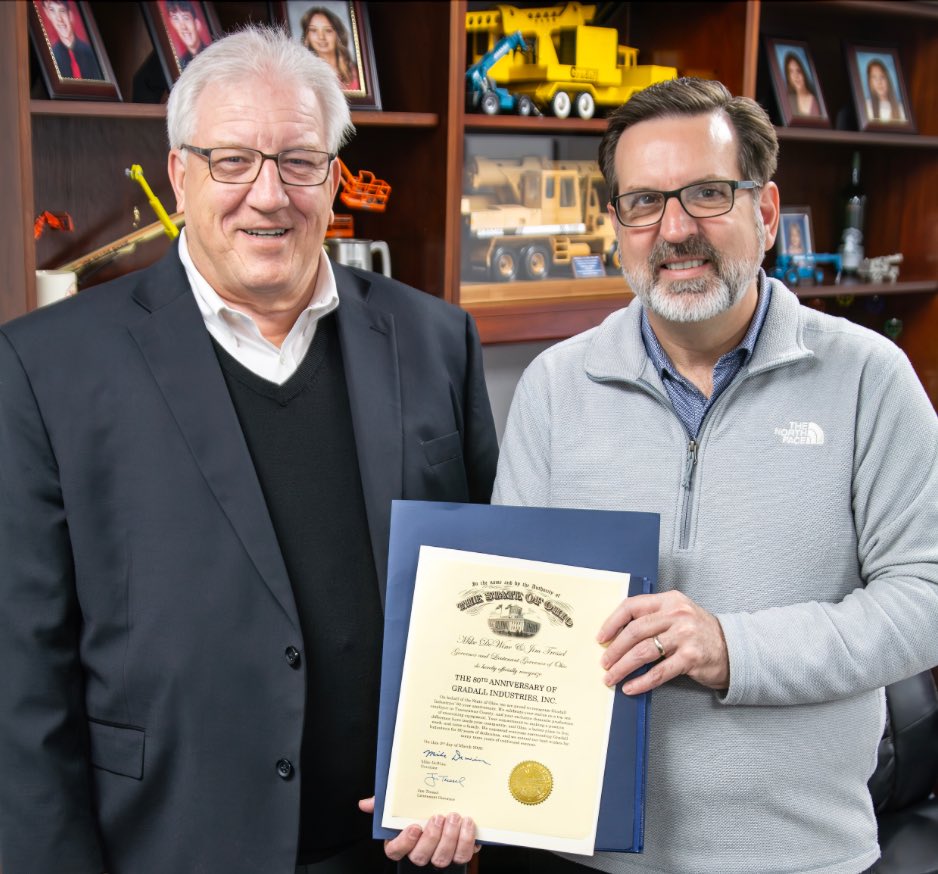 Gradall celebra su 80º aniversario noticias maquinaria