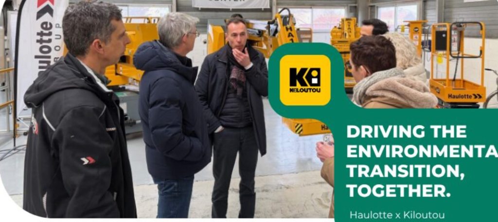 Haulotte y Kiloutou refuerzan alianza acelerar transición ambiental noticias maquinaria