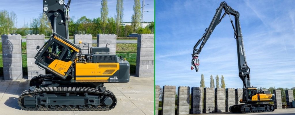 Hyundai y STC presentan una solución modular de demolición noticias maquinaria