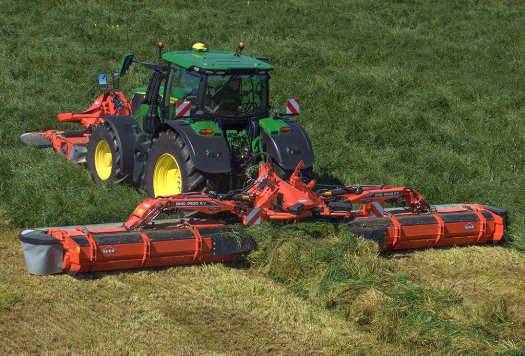 KUHN revoluciona formación hileras con segadora GMD 9530 RV noticias maquinaria