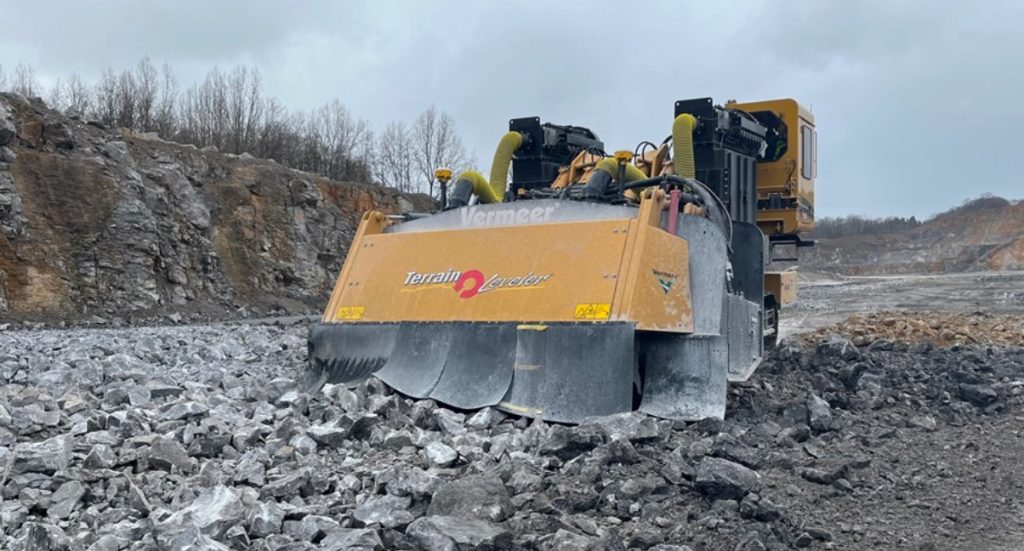 Las fresadoras Terrain Leveler Vermeer para canteras noticias maquinaria