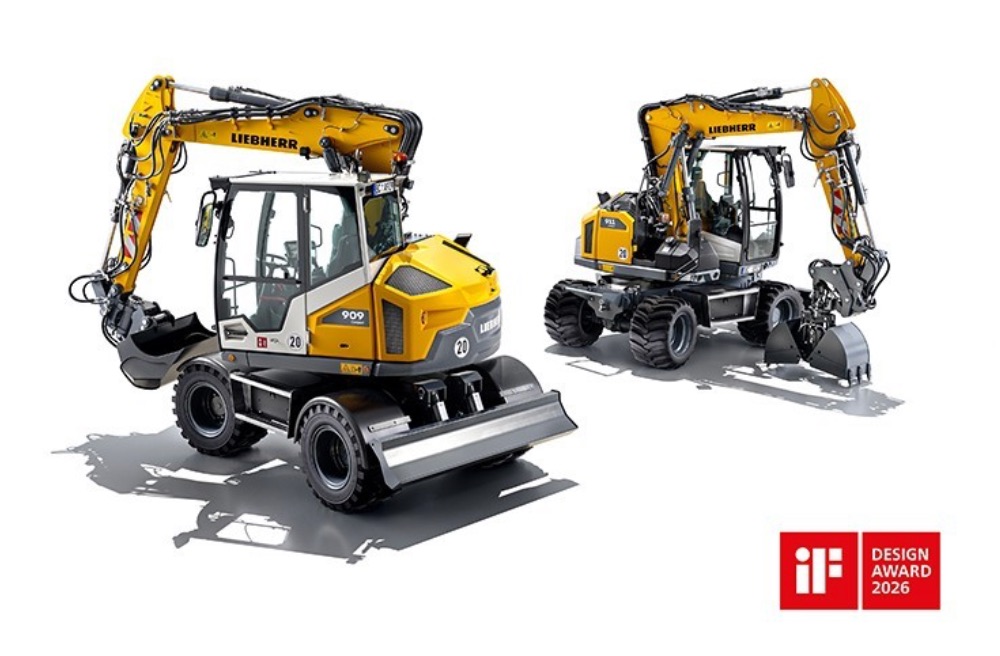 Liebherr recibe el iF Design Award 2026 noticias maquinaria