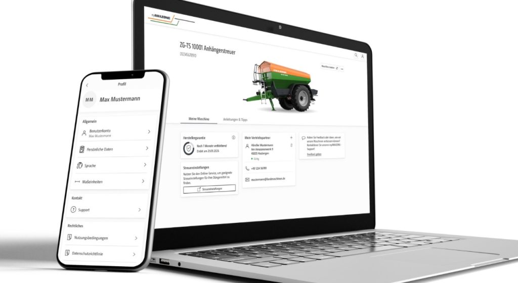 Novedades en myAMAZONE noticias maquinaria