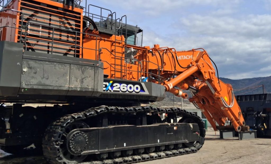 Primera excavadora Hitachi EX2600-7E en el sureste de Europa noticias maquinaria