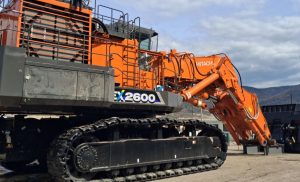Primera excavadora Hitachi EX2600-7E en el sureste de Europa noticias maquinaria