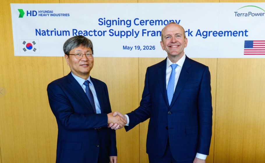 HD Hyundai firma un acuerdo marco de suministro para el reactor Natrium® noticias maquinaria