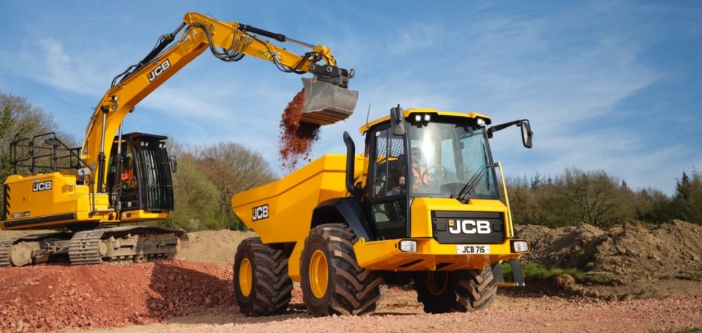 JCB presenta el nuevo dúmper articulado 715 noticias maquinaria