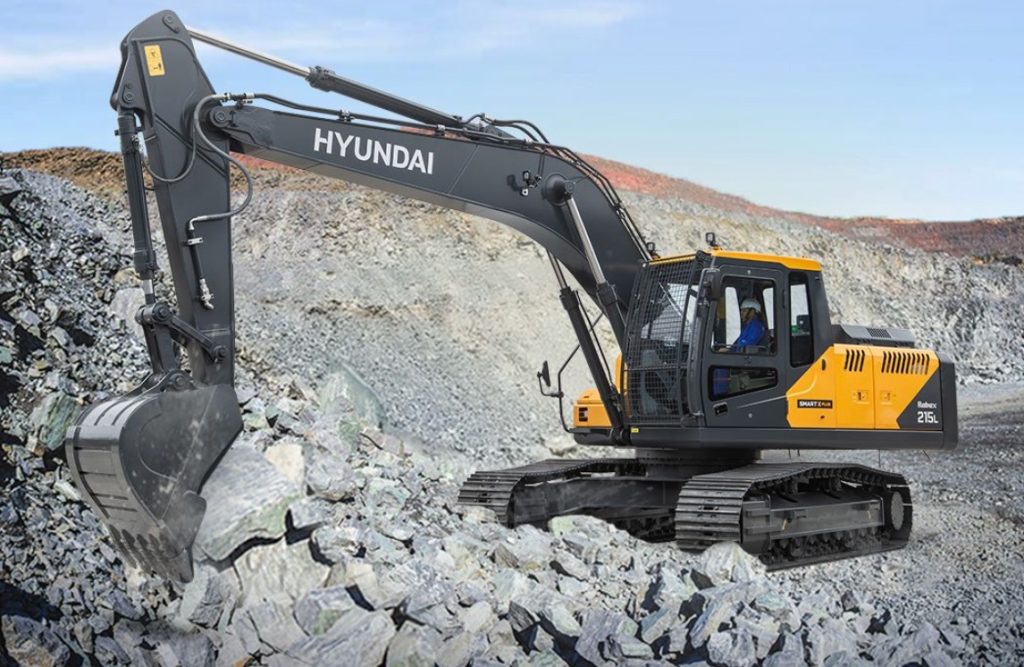 La excavadora Hyundai R215L SMART X Plus consolidada India noticias maquinaria