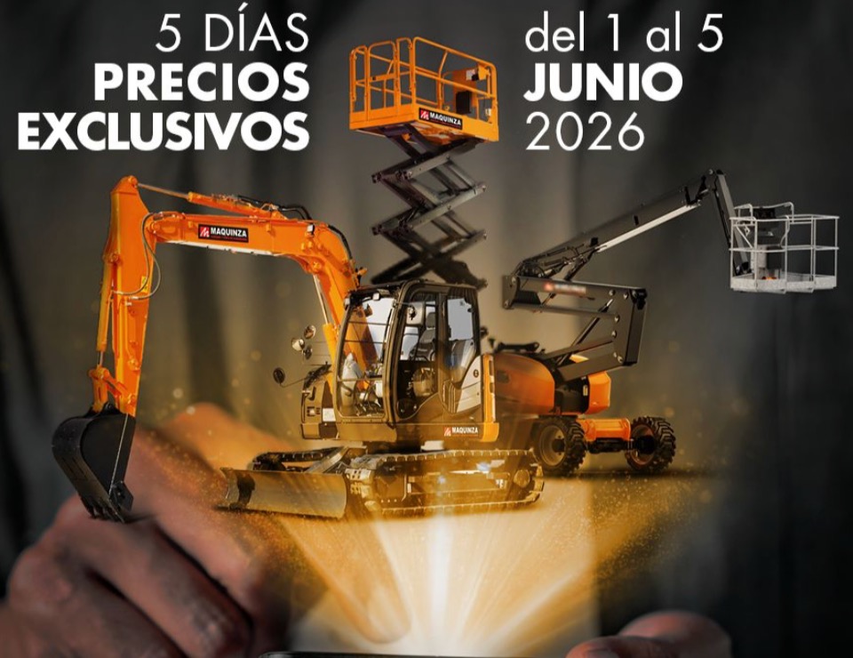 Maquinza Ocasión anuncia sus nuevas subastas online de maquinaria del 1 al 5 de junio. noticias maquinaria