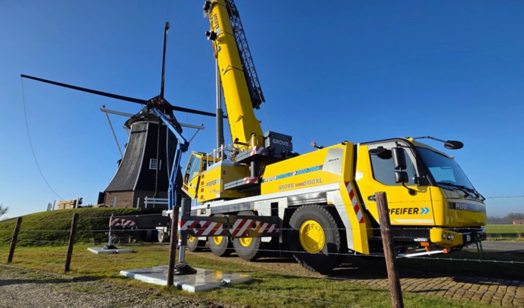 Pfeifer Group utiliza grúa Grove GMK5150XL restauración molino noticias maquinaria