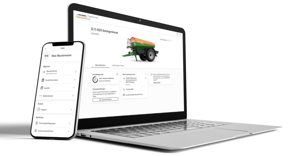 AMAZONE moderniza myAMAZONE con nuevas funciones digitales noticias maquinaria