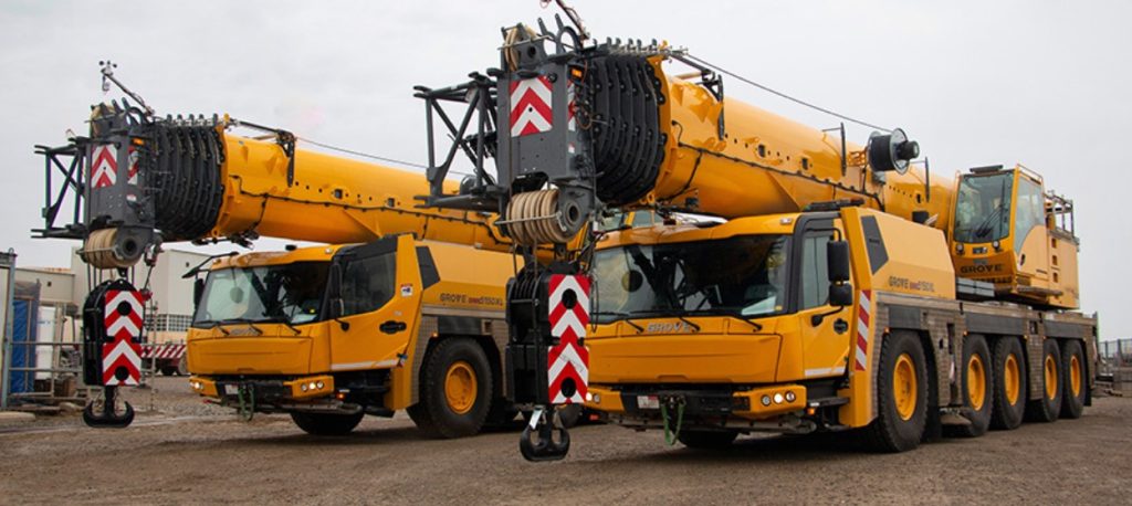 Dos grúas Grove GMK5150XL participan en operaciones en Azerbaiyán noticias maquinaria