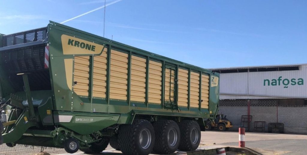 Entrega de tres KRONE ZX 560 GL a NAFOSA noticIas maquinaria