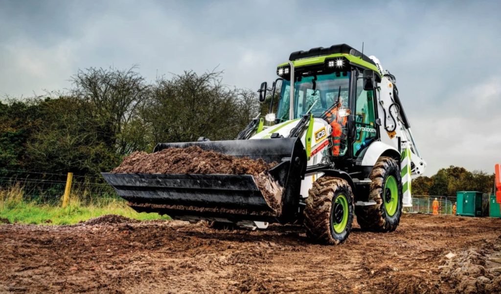 JCB presenta la primera retroexcavadora 3CX de hidrógeno noticias maquinaria