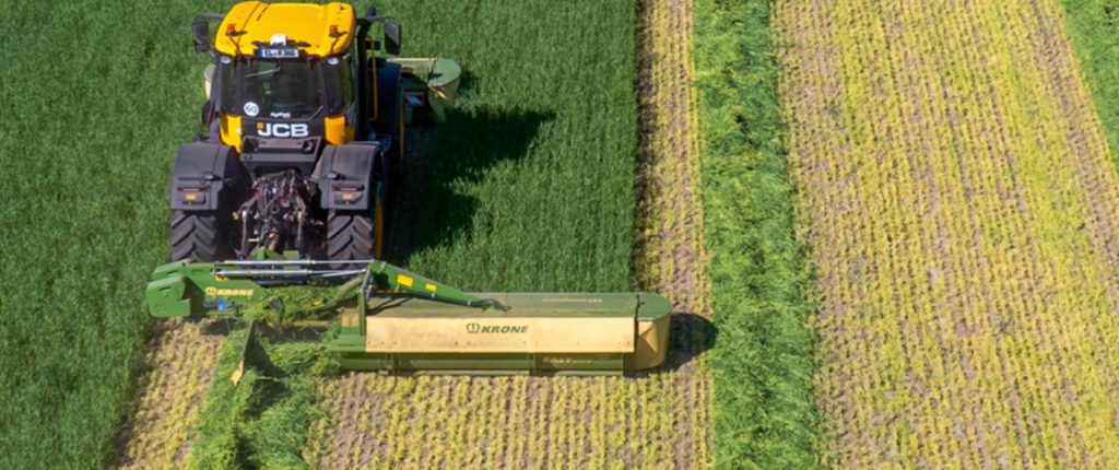 KRONE EasyCut R 360 ahora con sinfín transporte transversal noticias maquinaria