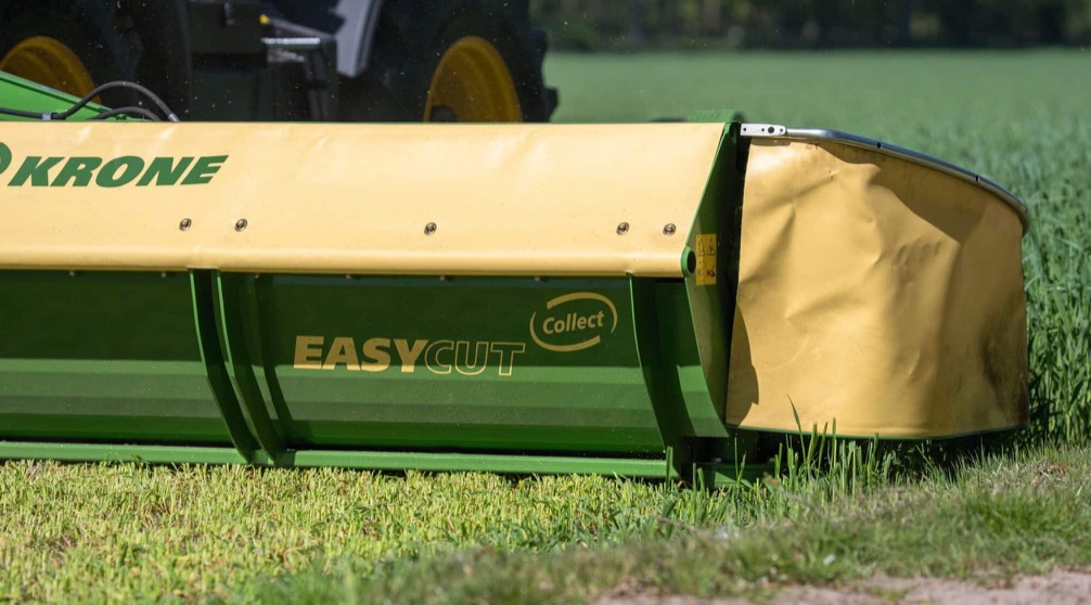 KRONE EasyCut R 360 ahora también con sinfín agrupador noticias maquinaria