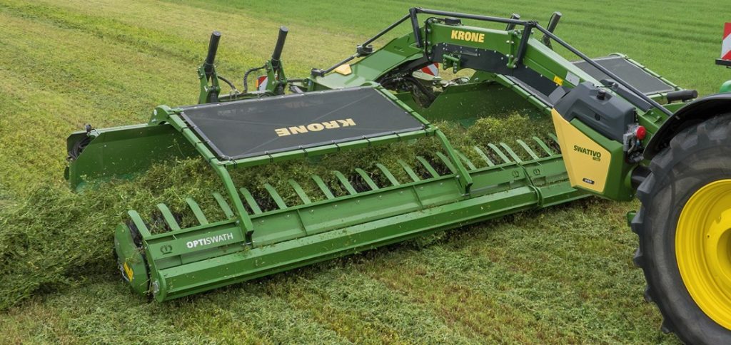 KRONE entra en el mercado de los rastrillos de cinta noticias maquinaria