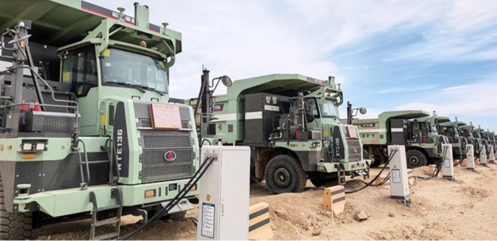 LGMG presenta una innovadora solución para el transporte minero eléctrico noticias maquinaria