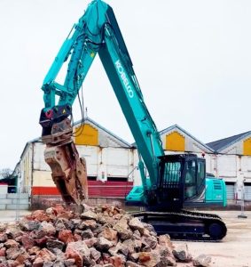 La KOBELCO SK260LC-11E en Proyecto de demolición en Amiens noticias maquinaria