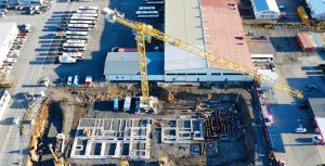 La primera grúa Potain MDT 489 en Islandia noticias maquinaria