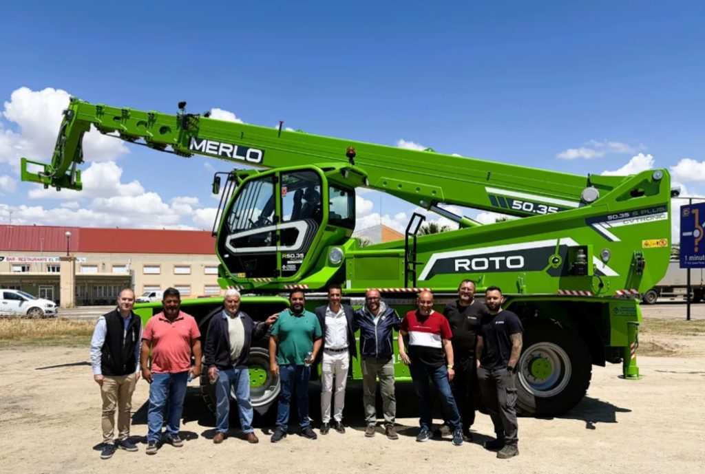 Merlo Ibérica entrega en España la ROTO 50.35 SPLUS-CVT noticias maquinaria
