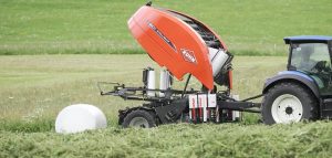 empacadora KUHN BIO marca estándar empacado y encintado combinado noticias maquinaria