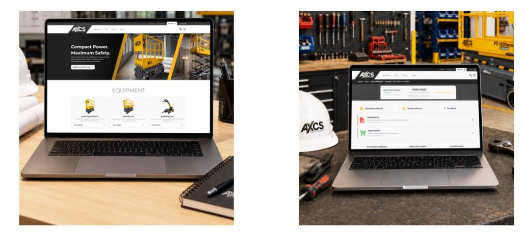 AXCS Equipment estrena nueva plataforma digital noticias maquinaria