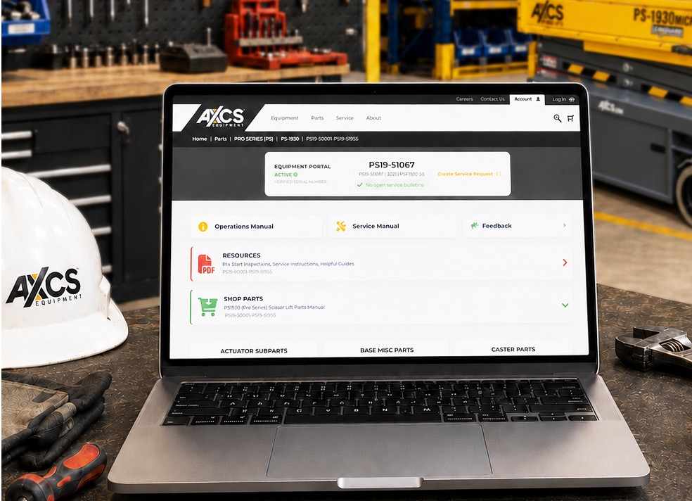 AXCS Equipment estrena una nueva web noticias maquinaria