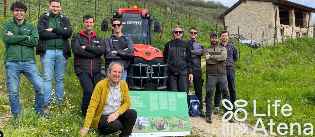 Antonio Carraro impulsa la viticultura sostenible Life Atena noticias maquinaria
