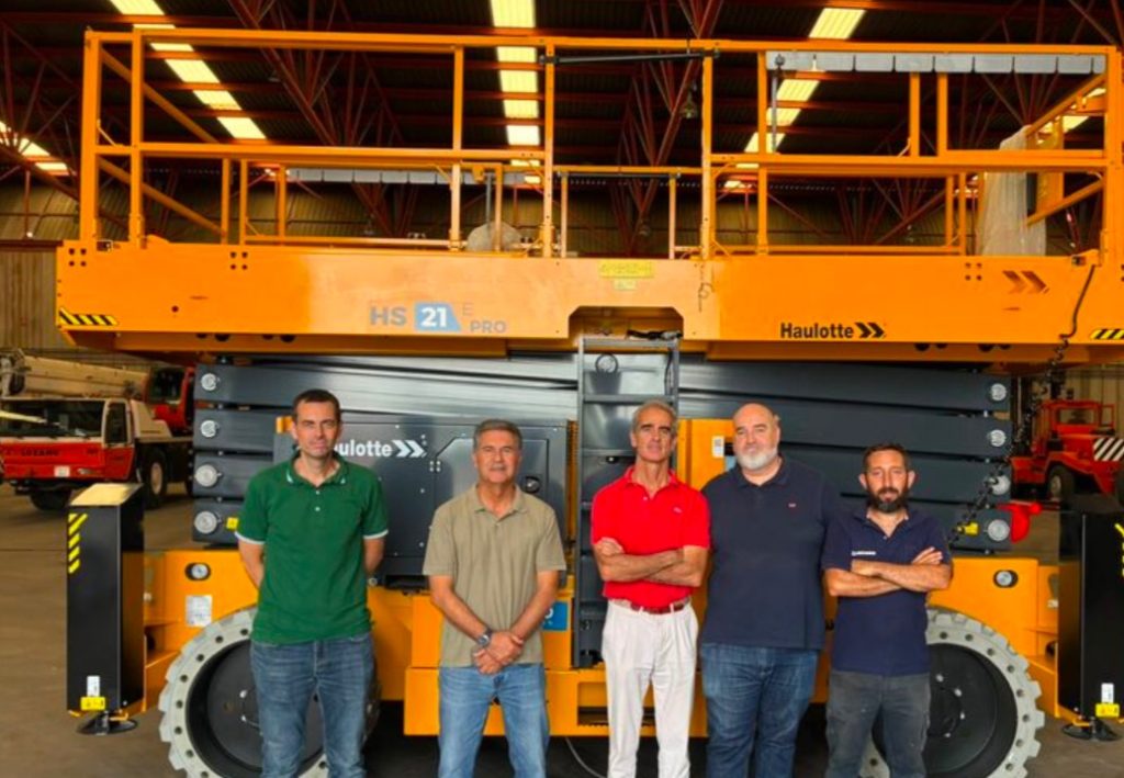 Grupo Lozano nueva plataforma eléctrica Haulotte HS21 E PRO noticias maquinaria