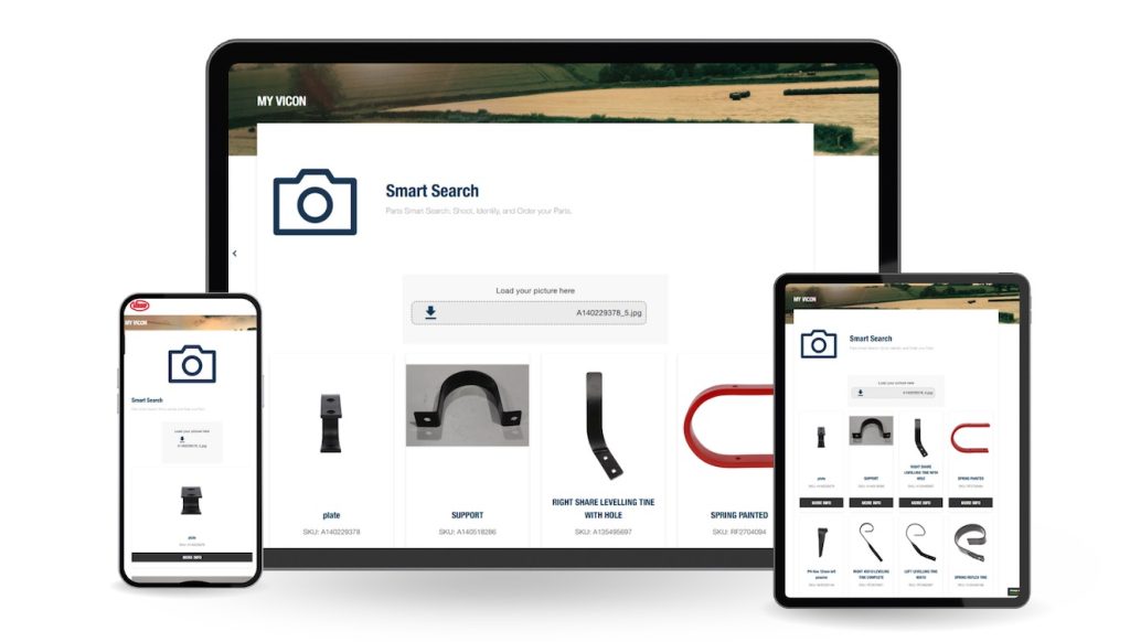 Vicon agiliza la identificación de recambios con Smart Search noticias maquinaria