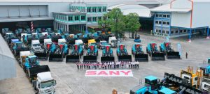 40 cargadoras eléctricas SANY en una gran arrocera tailandesa noticias maquinaria