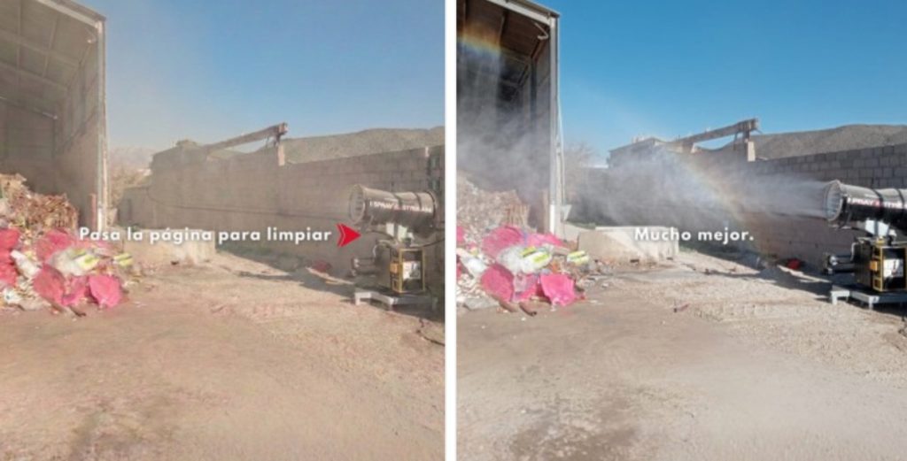 ANZEVE destaca Spraystream para controlar el polvo noticias maquinaria