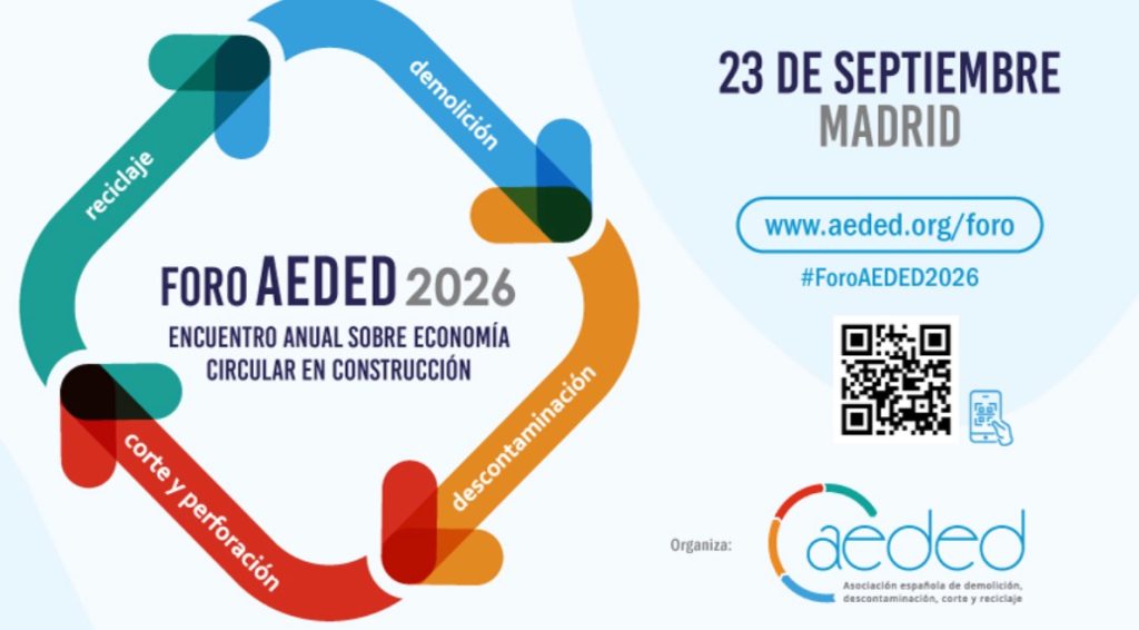 Abiertas las inscripciones para el Foro AEDED 2026 noticias maquinaria