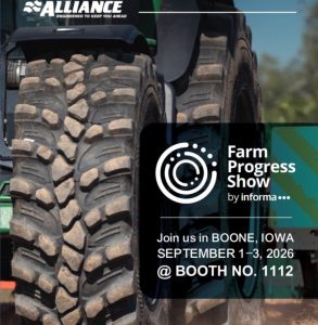 Alliance mostrará sus soluciones de neumáticos agrícolas en Farm Progress Show 2026 noticias maquinaria