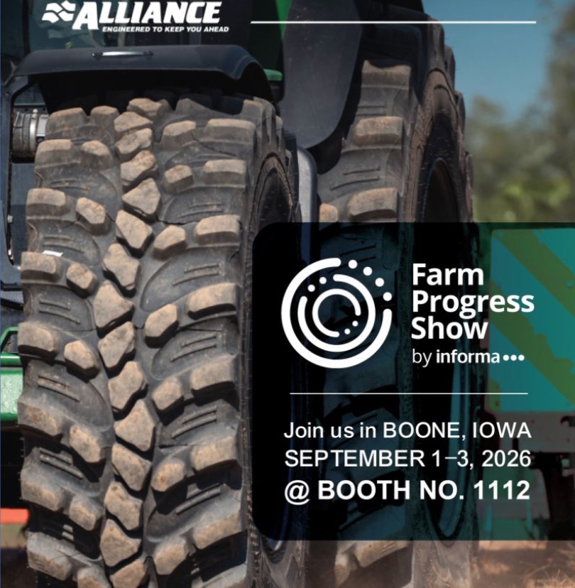 Alliance mostrará sus soluciones de neumáticos agrícolas en Farm Progress Show 2026 noticias maquinaria