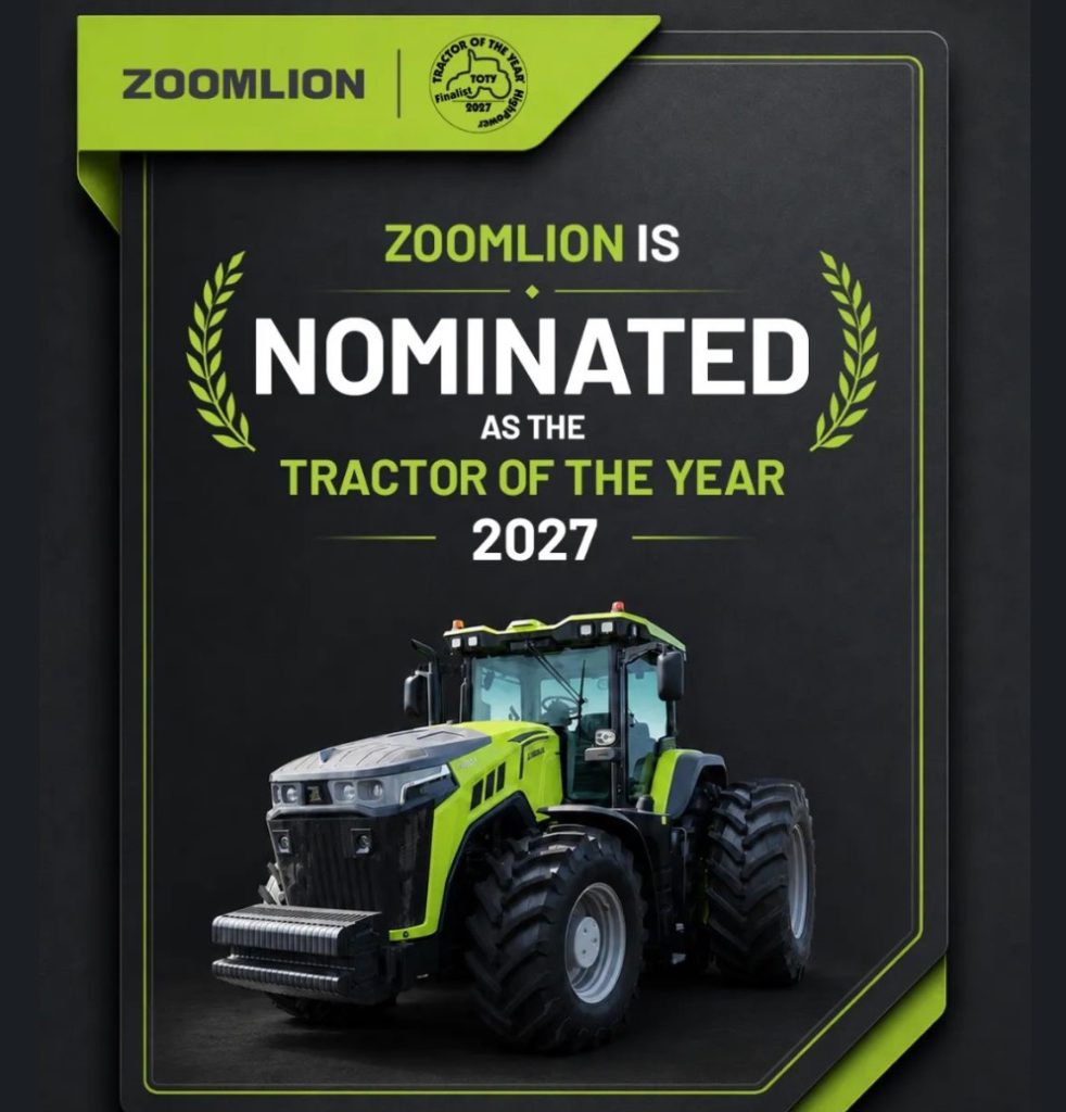 El Zoomlion DV3504 nominado a tractor del año 2027 noticias maquinaria