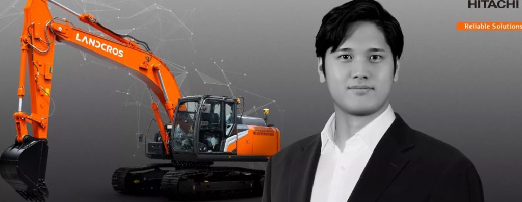 Hitachi ficha a Shohei Ohtani como embajador global de LANDCROS noticias maquinaria