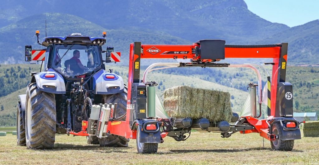 La encintadora KUHN SW 4014 demuestra su potencial en Jaca noticias maquinaria