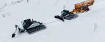 Potain lleva una grúa sobre esquís hasta una montaña de Noruega